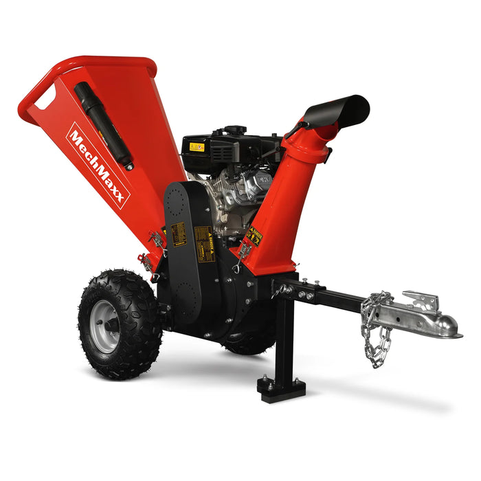 MechMaxx GS650 4-Inch Gas Wood Chipper – DUCAR 212cc 7HP Engine with Towbar