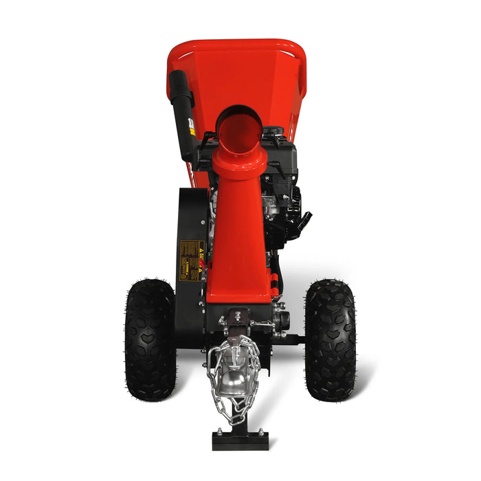 MechMaxx GS650 4-Inch Gas Wood Chipper – DUCAR 212cc 7HP Engine with Towbar