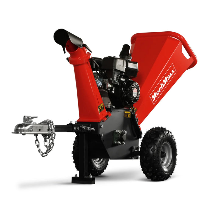 MechMaxx GS650 4-Inch Gas Wood Chipper – DUCAR 212cc 7HP Engine with Towbar
