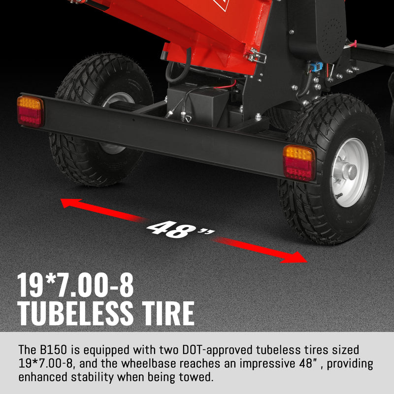 MechMaxx B150 6-Inch Drum Wood Chipper – ZONSEN 459cc 15HP Gas Engine with Electric Start & Taillight