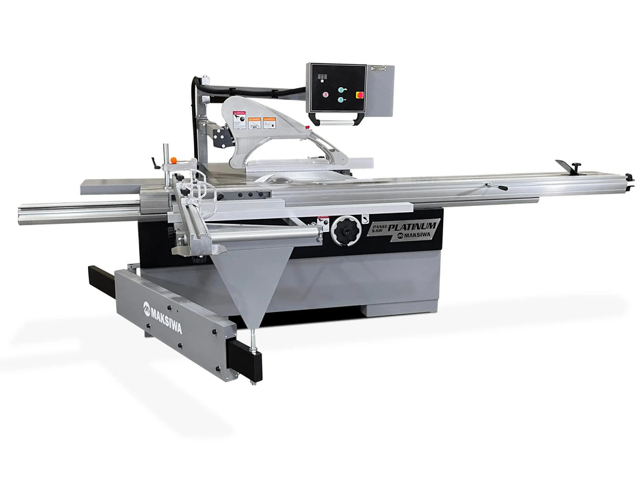[December Backorder] Maksiwa BMP.3200.IR Platinum Sliding Panel Saw – 14″ 7.5 HP 3 Phase 220V