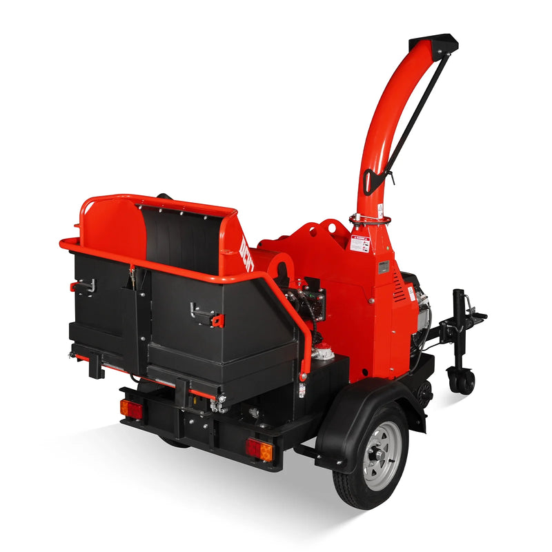 MechMaxx DCH7 7-Inch Disc Wood Chipper – ZONSEN 750cc 25HP Twin-Cylinder Petrol Engine with Hydraulic Feeding & Electric Start