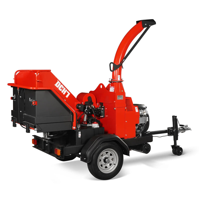MechMaxx DCH7 7-Inch Disc Wood Chipper – ZONSEN 750cc 25HP Twin-Cylinder Petrol Engine with Hydraulic Feeding & Electric Start