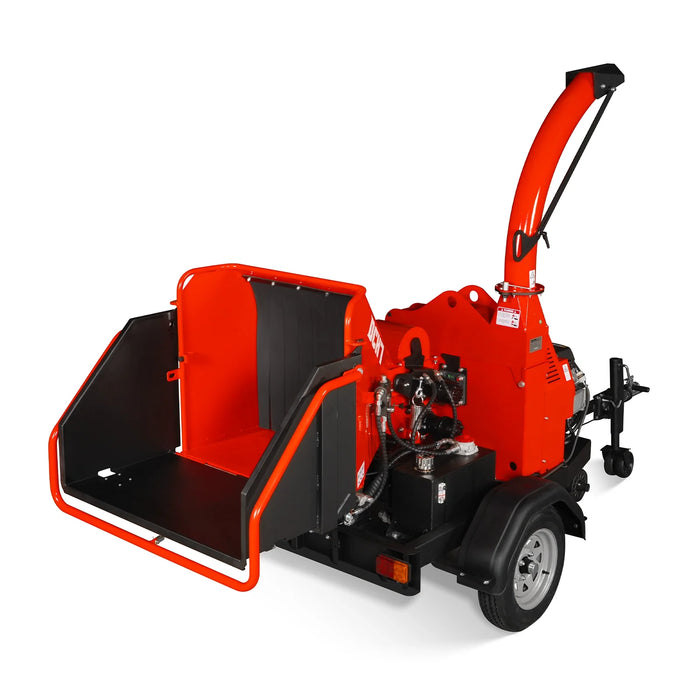 MechMaxx DCH7 7-Inch Disc Wood Chipper – ZONSEN 750cc 25HP Twin-Cylinder Petrol Engine with Hydraulic Feeding & Electric Start