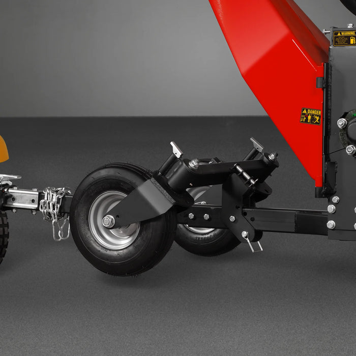 MechMaxx B150 6-Inch Drum Wood Chipper – KOHLER 429cc 14HP Gas Engine with Electric Start & Taillight