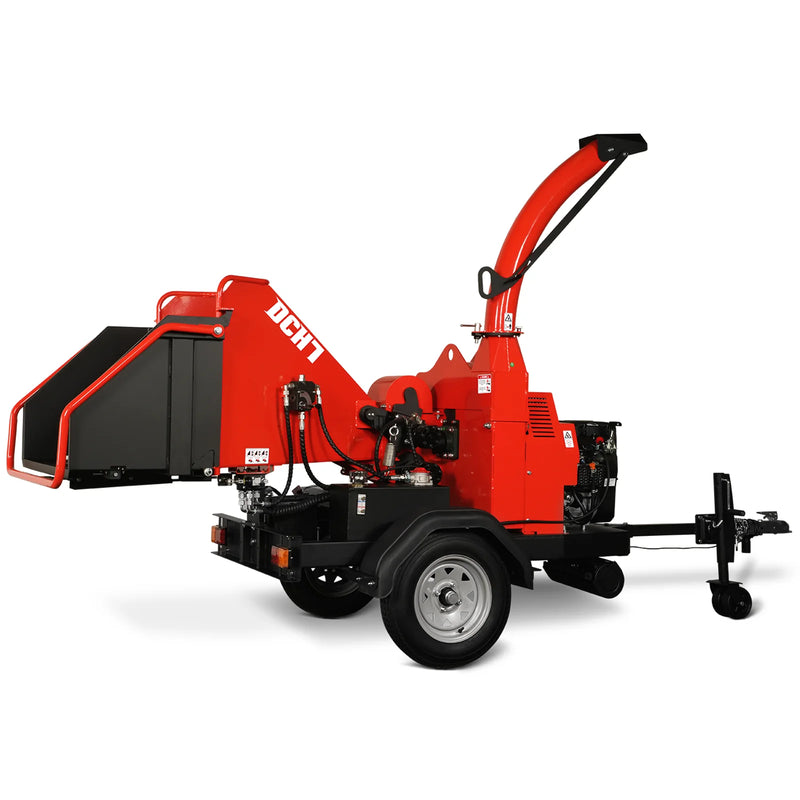 MechMaxx DCH7 7-Inch Disc Wood Chipper – ZONSEN 750cc 25HP Twin-Cylinder Petrol Engine with Hydraulic Feeding & Electric Start