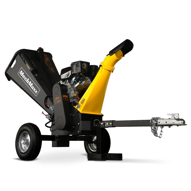 MechMaxx GS1500 5-Inch Drum Wood Chipper – KOHLER 429cc Gasoline Engine with Electric Start