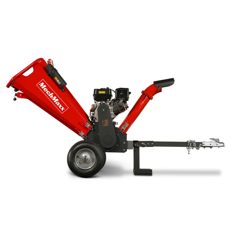 MechMaxx GS1500 5-Inch Drum Wood Chipper – DUCAR 420cc Gasoline Engine with Electric Start