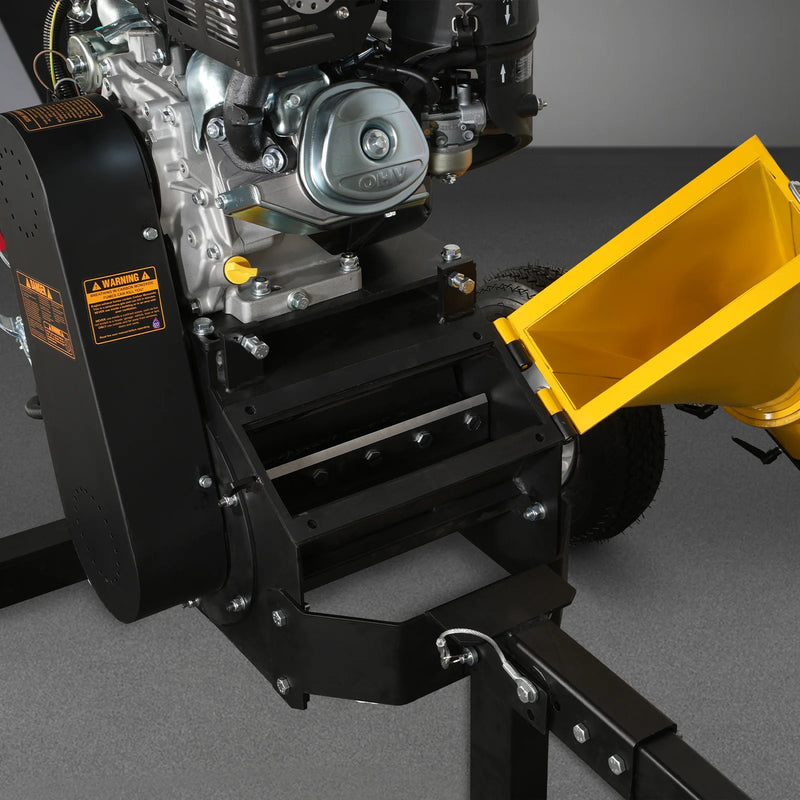 MechMaxx GS1500 5-Inch Drum Wood Chipper – KOHLER 429cc Gasoline Engine with Electric Start