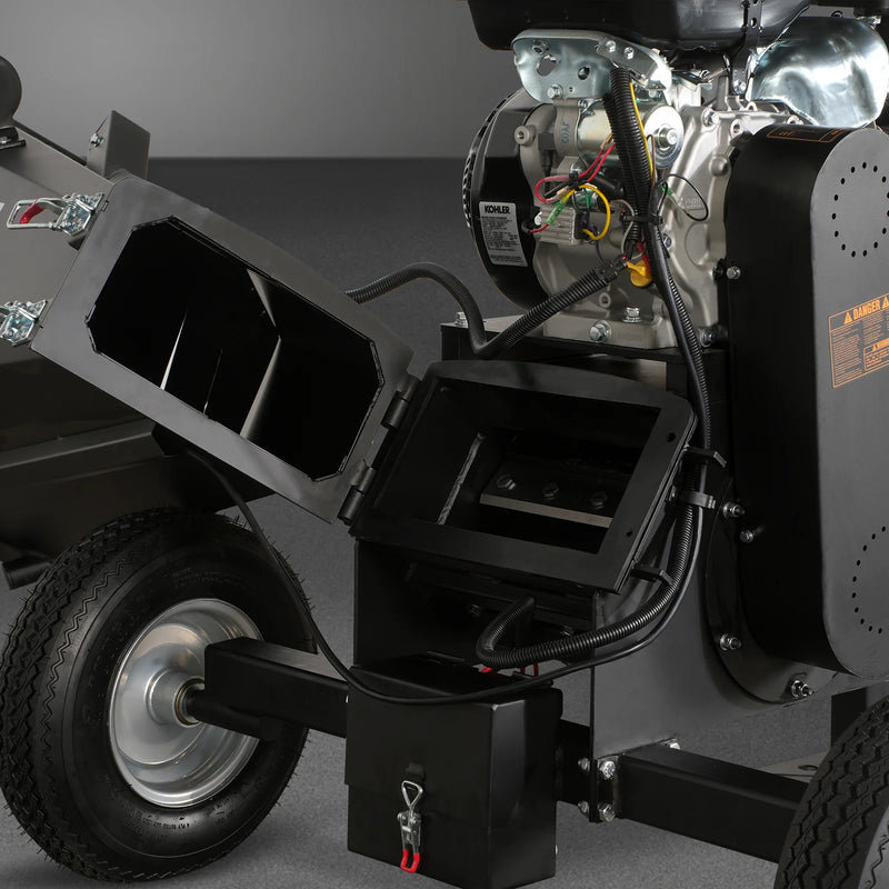 MechMaxx GS1500 5-Inch Drum Wood Chipper – KOHLER 429cc Gasoline Engine with Electric Start