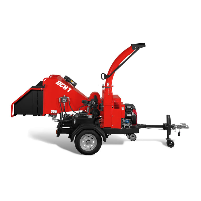 MechMaxx DCH7 7-Inch Disc Wood Chipper – HONDA GX690 688cc Gas Engine with Hydraulic Feeding & Electric Start