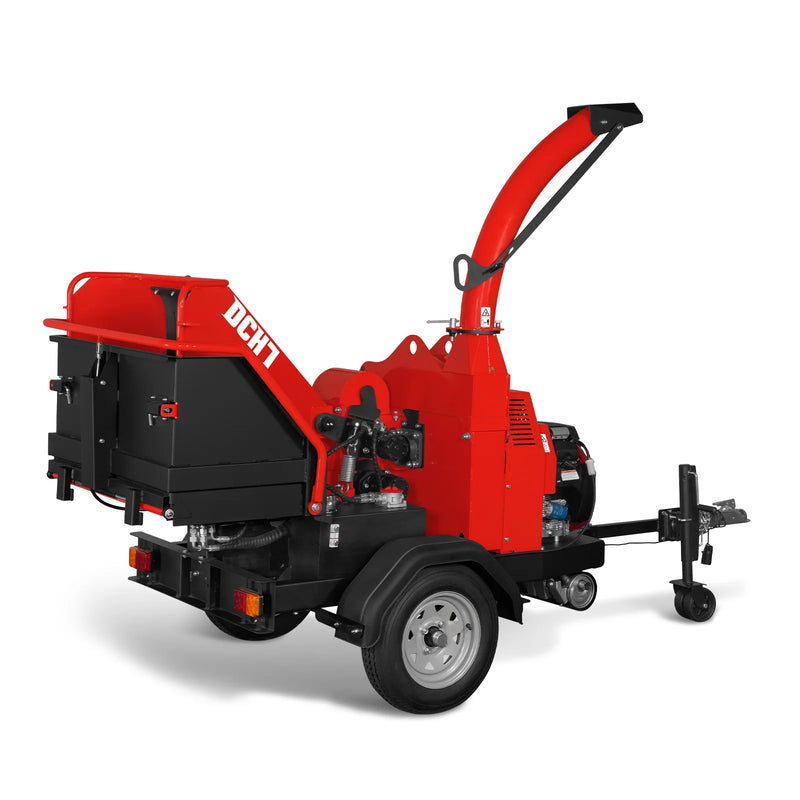 MechMaxx DCH7 7-Inch Disc Wood Chipper – HONDA GX690 688cc Gas Engine with Hydraulic Feeding & Electric Start
