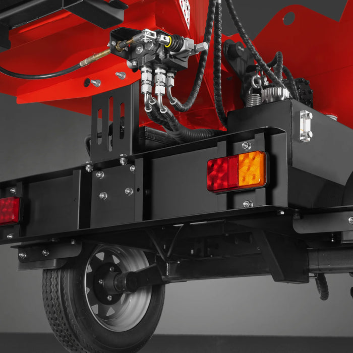 MechMaxx DCH7 7-Inch Disc Wood Chipper – HONDA GX690 688cc Gas Engine with Hydraulic Feeding & Electric Start