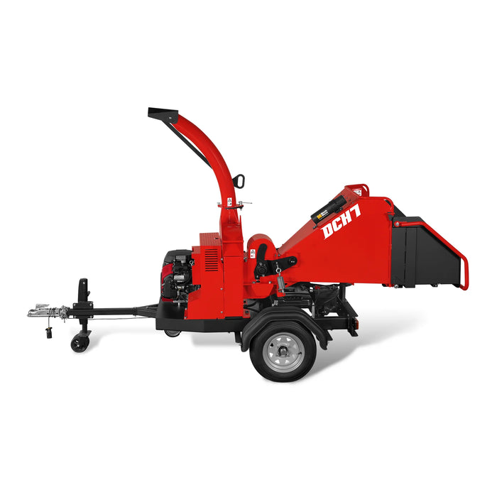 MechMaxx DCH7 7-Inch Disc Wood Chipper – HONDA GX690 688cc Gas Engine with Hydraulic Feeding & Electric Start