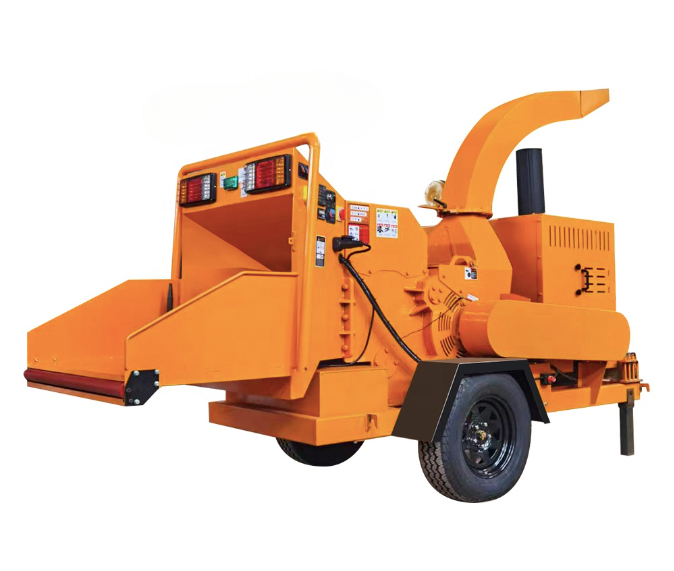 40HP Wood Pallet Shredder Mobile Engine Diesel Wood Chipper Shredder Waste Tree Branches Wood Chipper Machine