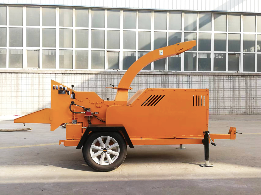 40HP Wood Pallet Shredder Mobile Engine Diesel Wood Chipper Shredder Waste Tree Branches Wood Chipper Machine