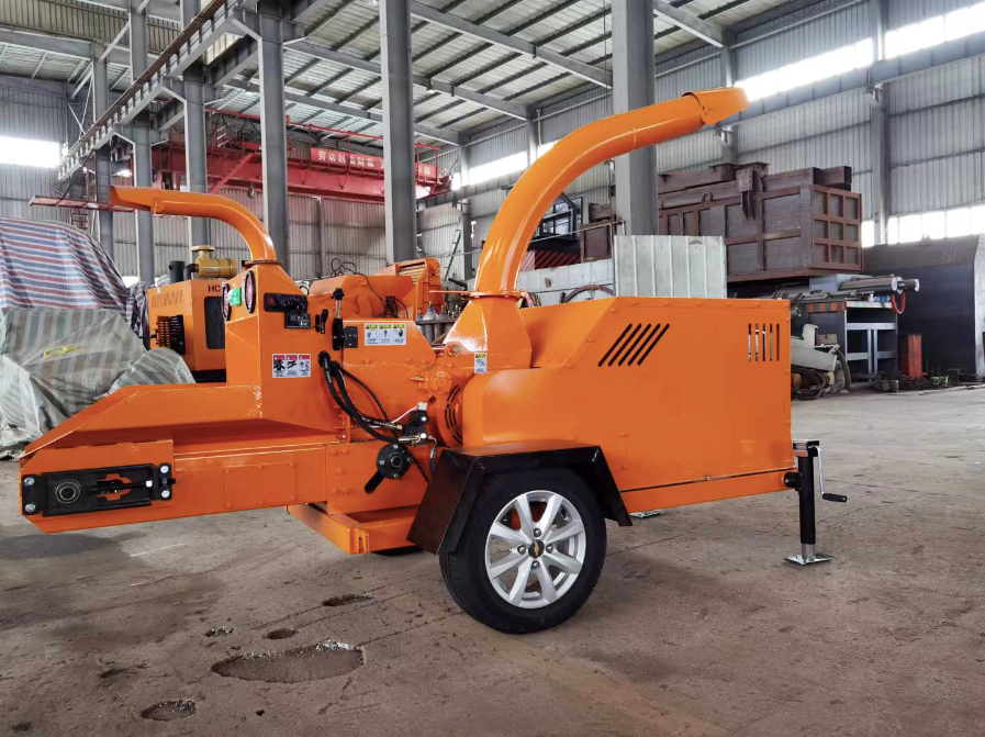 40HP Wood Pallet Shredder Mobile Engine Diesel Wood Chipper Shredder Waste Tree Branches Wood Chipper Machine