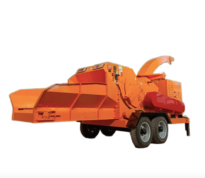 New 420cc Diesel Wood Chipper Machine 5ton Branch Shredder for Forestry Home Farm Diesel Log Splitter Engine Motor Included