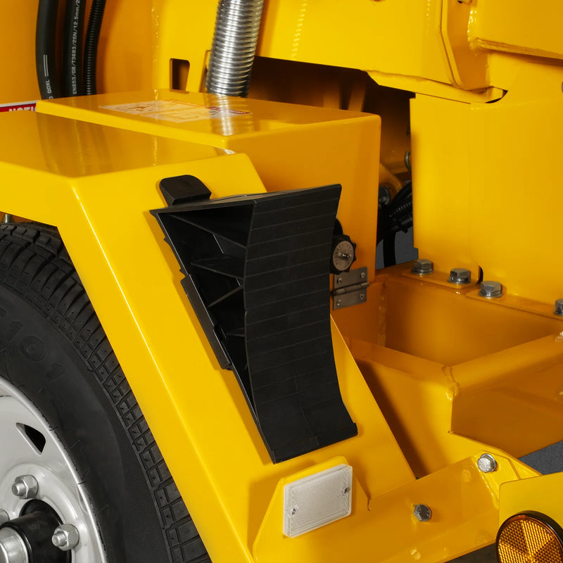 MechMaxx CROBA TX1000 8-Inch Drum Wood Chipper – ZONSEN 1000cc 35HP Gas Engine with Electric Start & Intelligent Hydraulic Feeding System