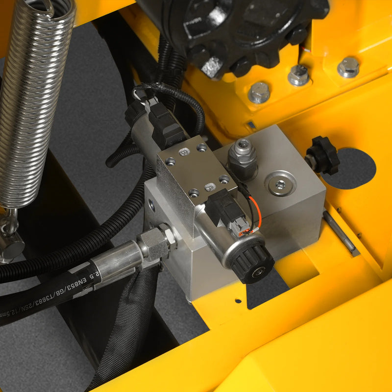 MechMaxx CROBA TX1000 8-Inch Drum Wood Chipper – ZONSEN 1000cc 35HP Gas Engine with Electric Start & Intelligent Hydraulic Feeding System