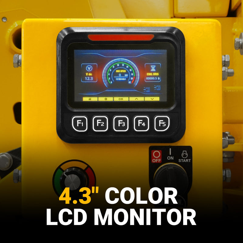 MechMaxx CROBA TX1000 8-Inch Drum Wood Chipper – ZONSEN 1000cc 35HP Gas Engine with Electric Start & Intelligent Hydraulic Feeding System