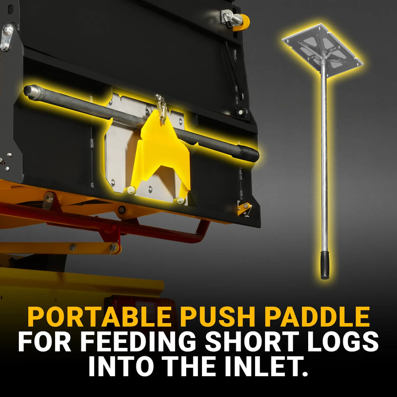 MechMaxx CROBA TX1000 8-Inch Drum Wood Chipper – ZONSEN 1000cc 35HP Gas Engine with Electric Start & Intelligent Hydraulic Feeding System