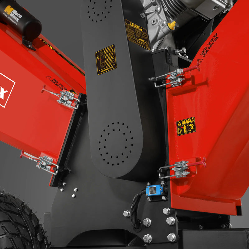 MechMaxx B150 6-Inch Drum Wood Chipper – KOHLER 429cc 14HP Gas Engine with Electric Start & Taillight