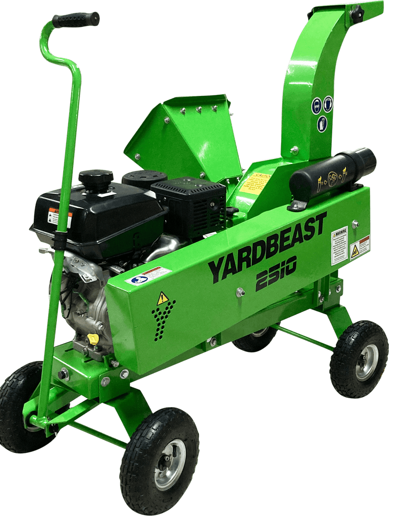 Yardbeast 2510 2.5-Inch Wood Chipper – Kohler CH395 277cc 9.5HP Gas Engine with Gravity Feed & Leaf Shredder Hopper