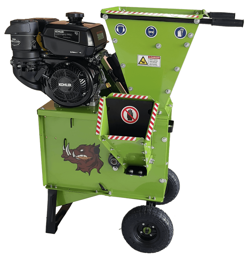 Yardbeast 2050 3-Inch Wood Chipper Shredder – Kohler CH395 277cc 9.5HP Gas Engine with Dual Hopper Chipping & Shredding