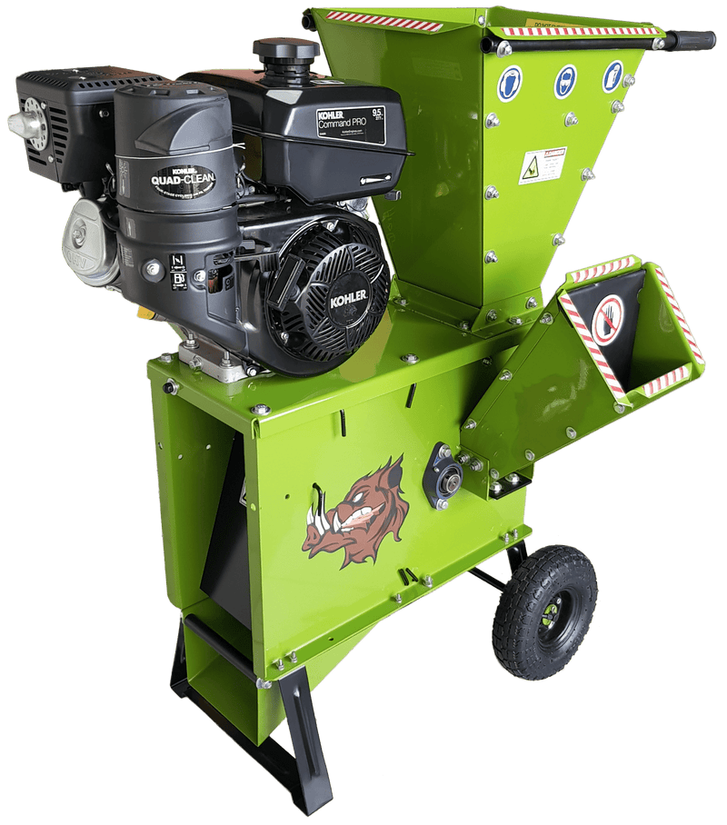 Yardbeast 2050 3-Inch Wood Chipper Shredder – Kohler CH395 277cc 9.5HP Gas Engine with Dual Hopper Chipping & Shredding