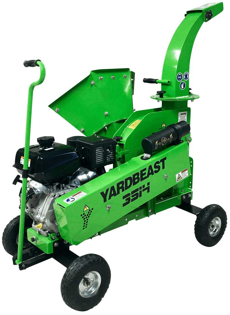 Yardbeast 3514 3.5-Inch Wood Chipper – Kohler CH440 429cc 14HP Gas Engine with Self-Feeding Hopper & Heavy-Duty Clutch