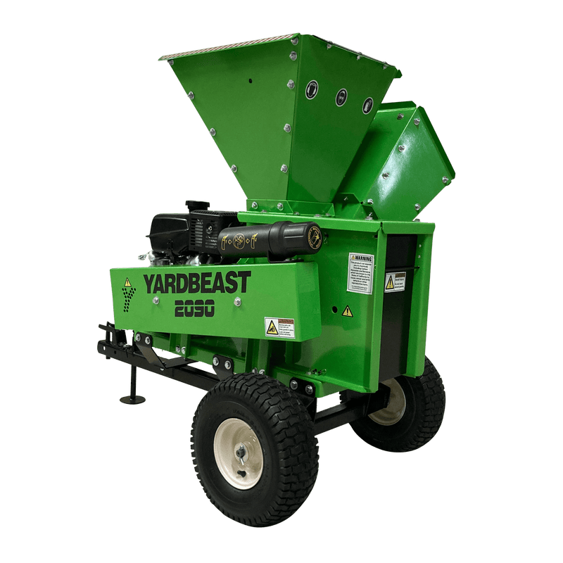 Yardbeast 2090 3.5-Inch Wood Chipper Shredder – Kohler CH440 429cc 14HP Gas Engine with Tow-Ready Design
