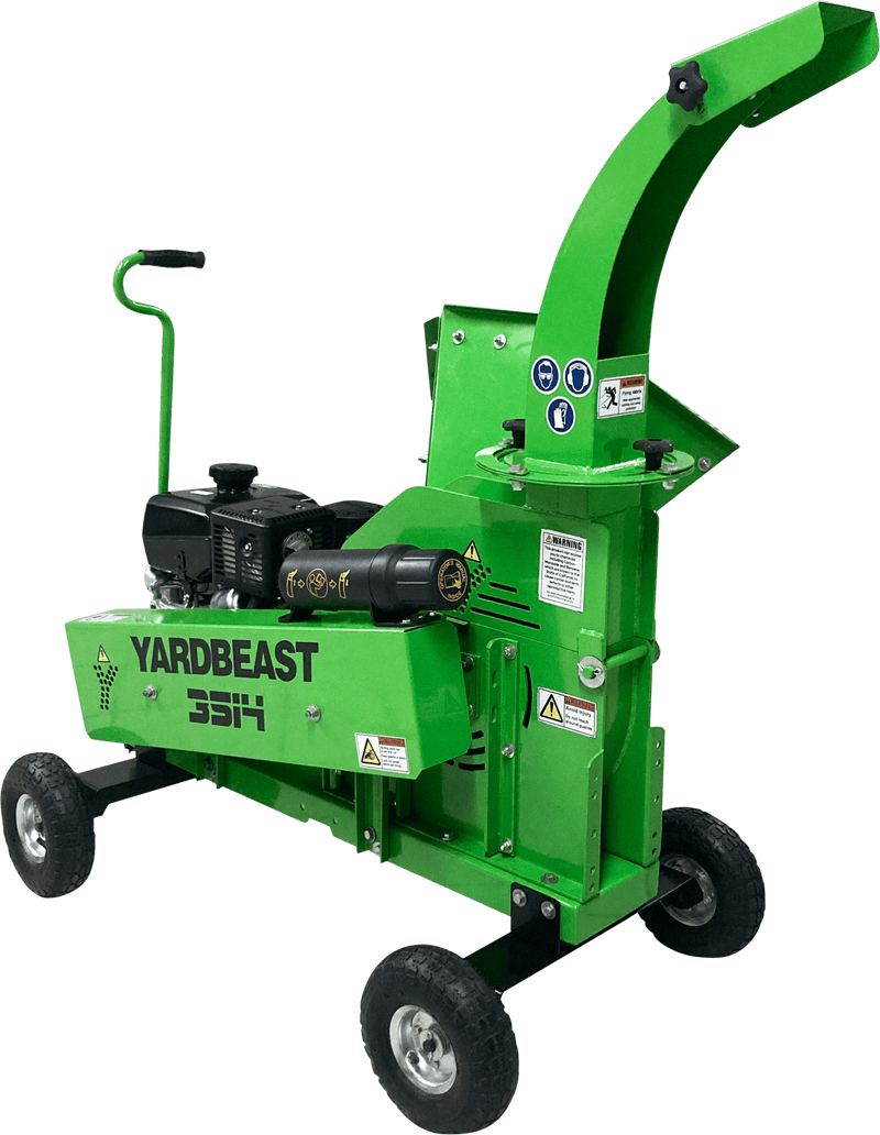 Yardbeast 3514 3.5-Inch Wood Chipper – Kohler CH440 429cc 14HP Gas Engine with Self-Feeding Hopper & Heavy-Duty Clutch