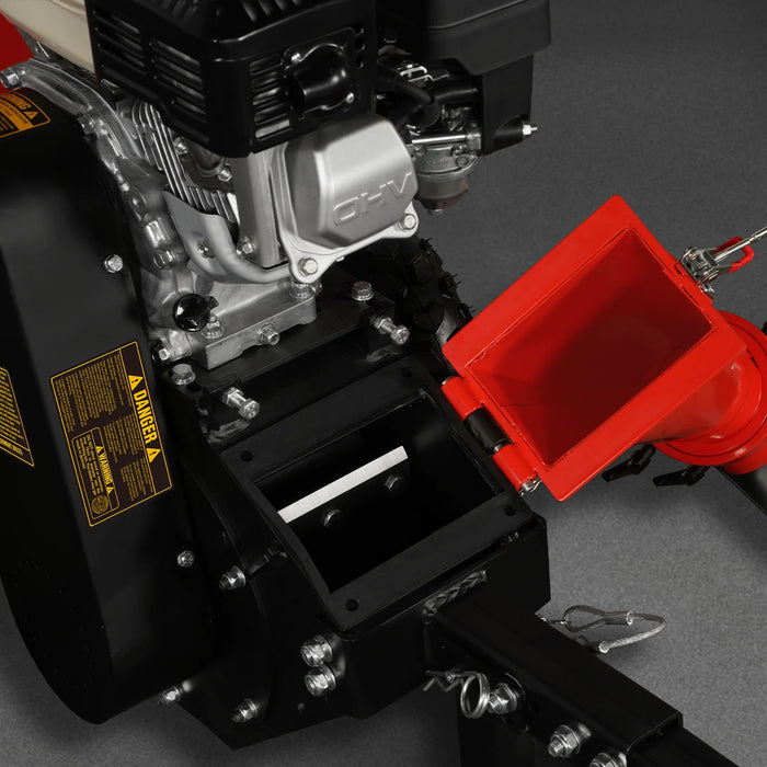 MechMaxx GS650 4-Inch Gas Wood Chipper – HONDA GX200 196cc 6.5HP Engine with Towbar