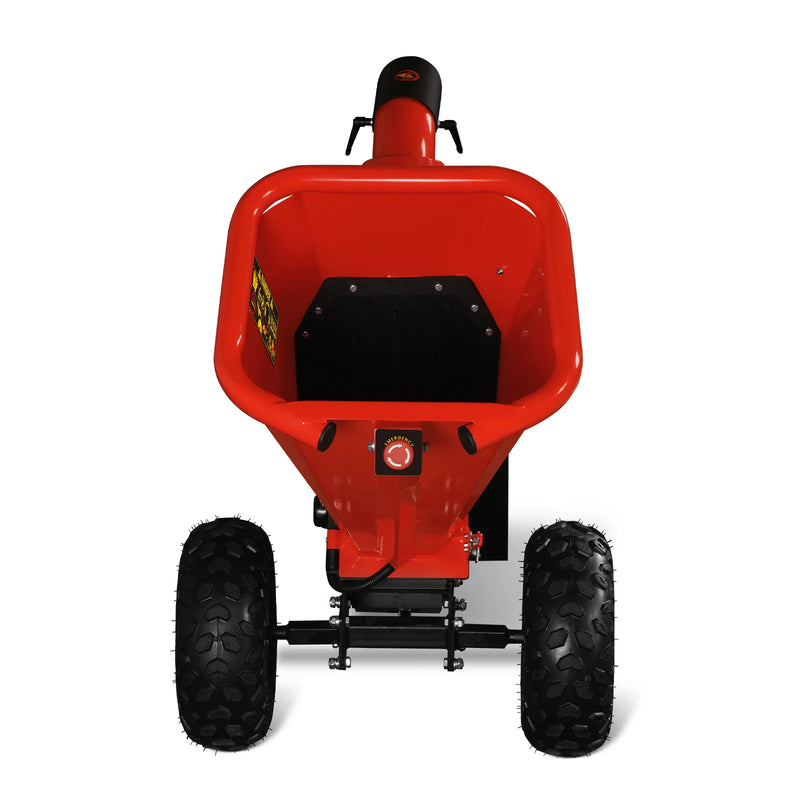 MechMaxx GS650 4-Inch Drum Wood Chipper – HONDA GX200 196cc 6.5HP Gas Engine with Towbar