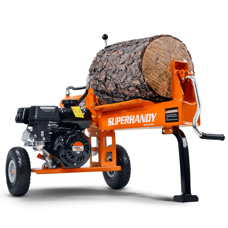 SuperHandy GUO077 20 Ton Gas Log Splitter - 7HP 209CC, 20" Max Log Length