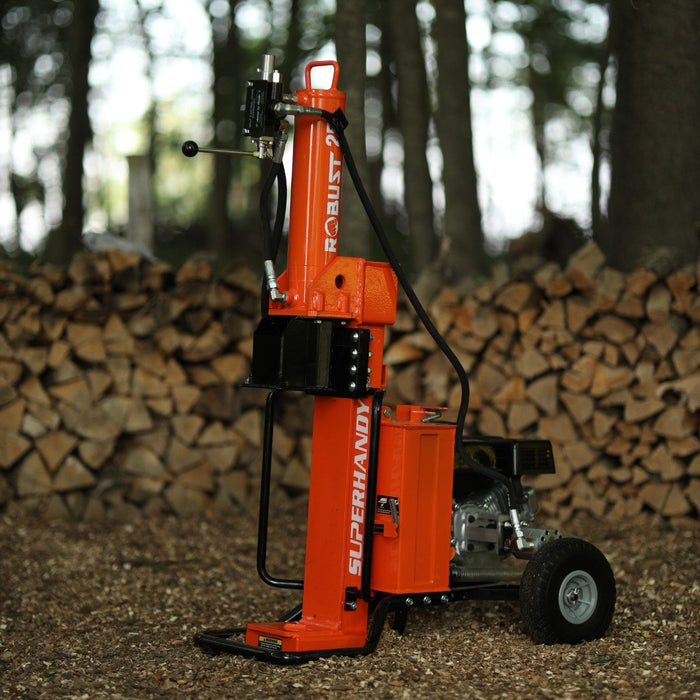 SuperHandy 25 Ton Gas Log Splitter - 7HP 209CC, 20" Max Log Length GUO096