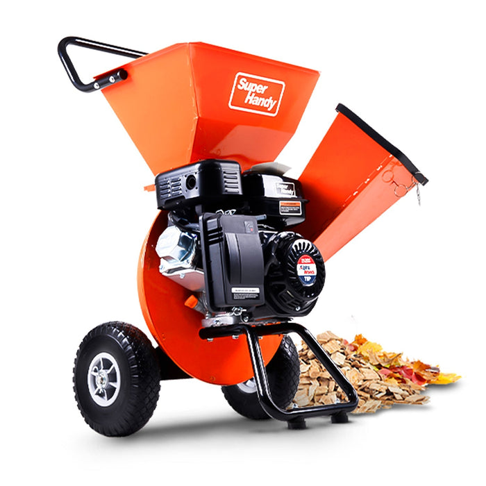 SuperHandy Wood Chipper Shredder Pro - 7HP 212CC, 3" Max Branch Capacity GUO019