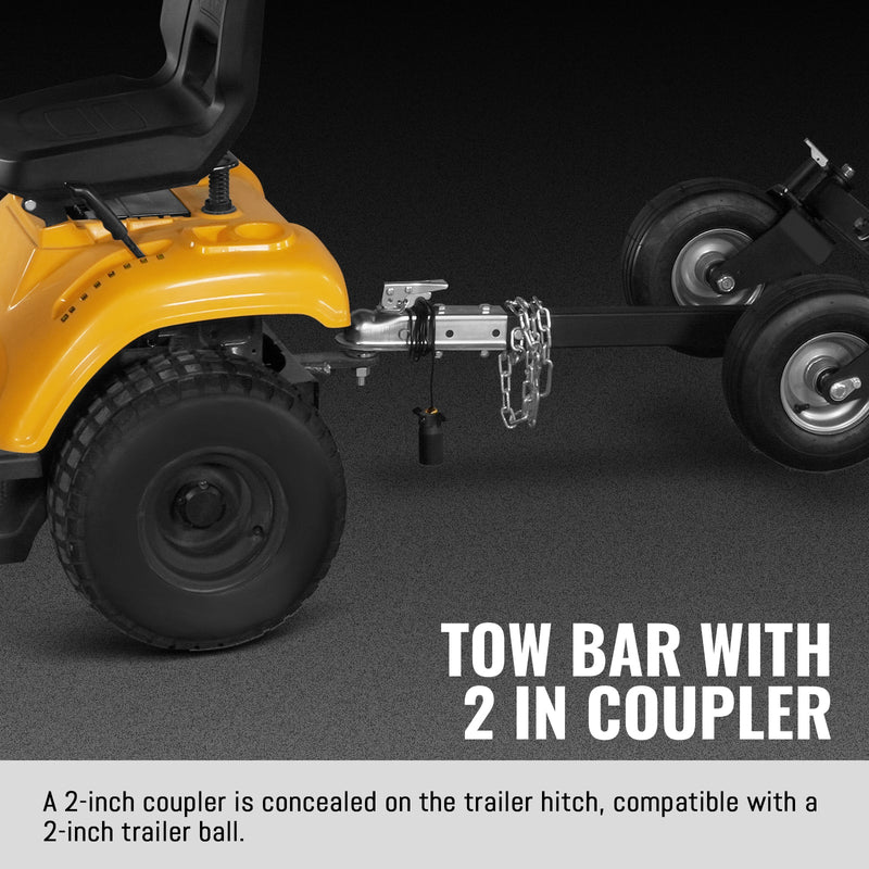 MechMaxx B200 8-Inch Drum Wood Chipper – ZONSEN 1000cc 35HP Gas Engine with Electric Start & Taillight