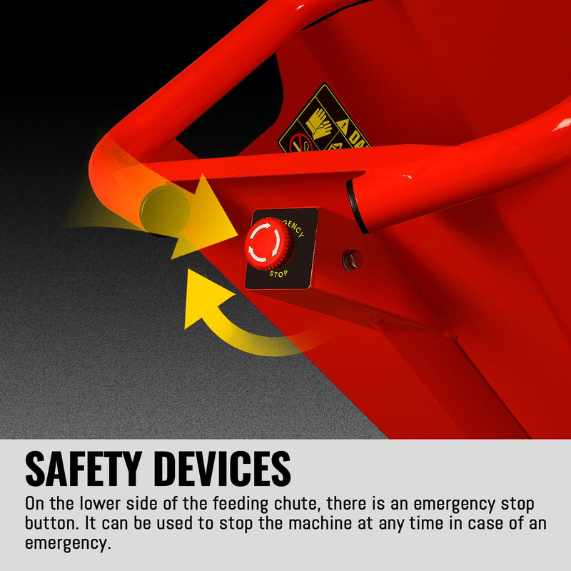 MechMaxx GS650 4-Inch Drum Wood Chipper – DUCAR 212cc 7HP Gas Engine with Towbar