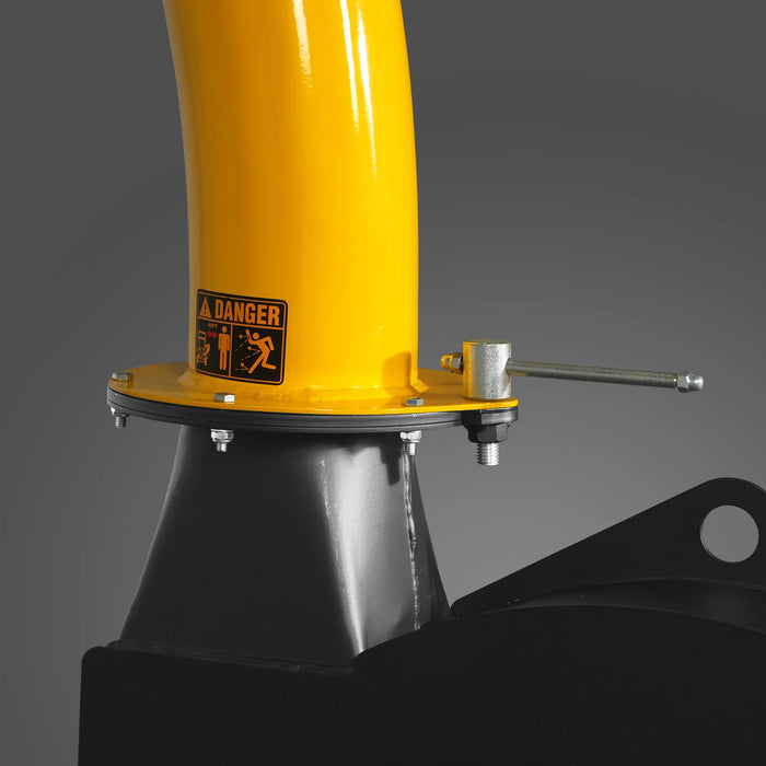 MechMaxx P4205 5-Inch Disc Wood Chipper – KOHLER Command PRO 429cc 14HP E-Start Gas Engine with Taillight & Towbar