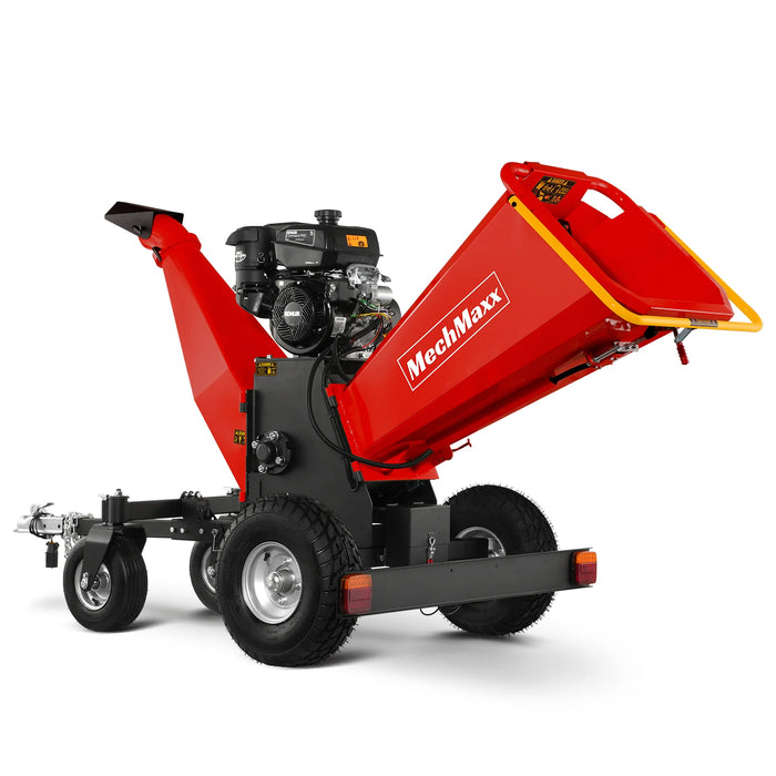 MechMaxx B150 6-Inch Drum Wood Chipper – KOHLER 429cc 14HP Gas Engine with Electric Start & Taillight
