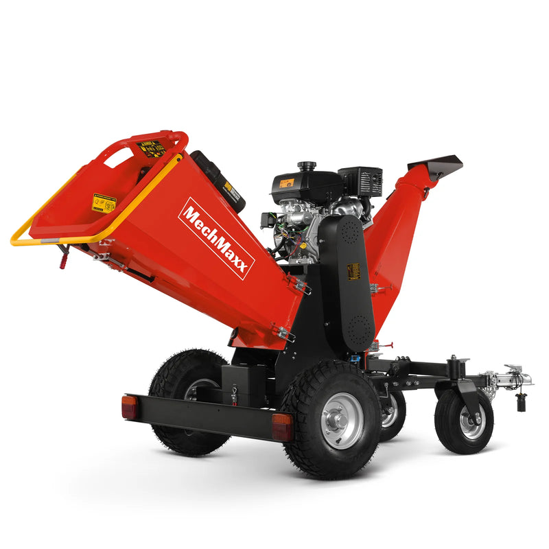 MechMaxx B150 6-Inch Drum Wood Chipper – KOHLER 429cc 14HP Gas Engine with Electric Start & Taillight