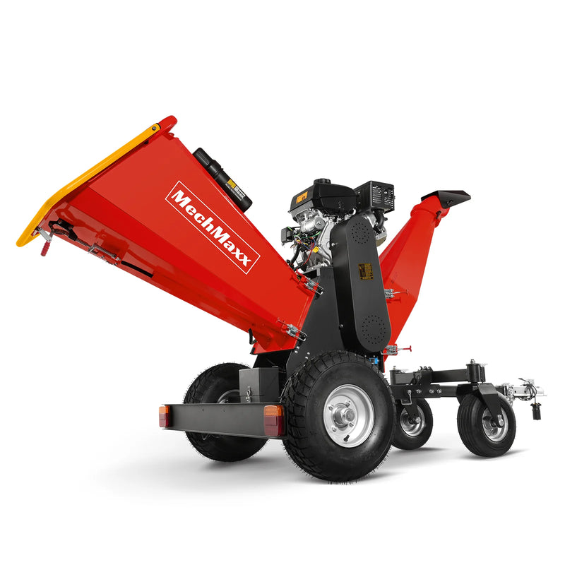 MechMaxx B150 6-Inch Drum Wood Chipper – KOHLER 429cc 14HP Gas Engine with Electric Start & Taillight