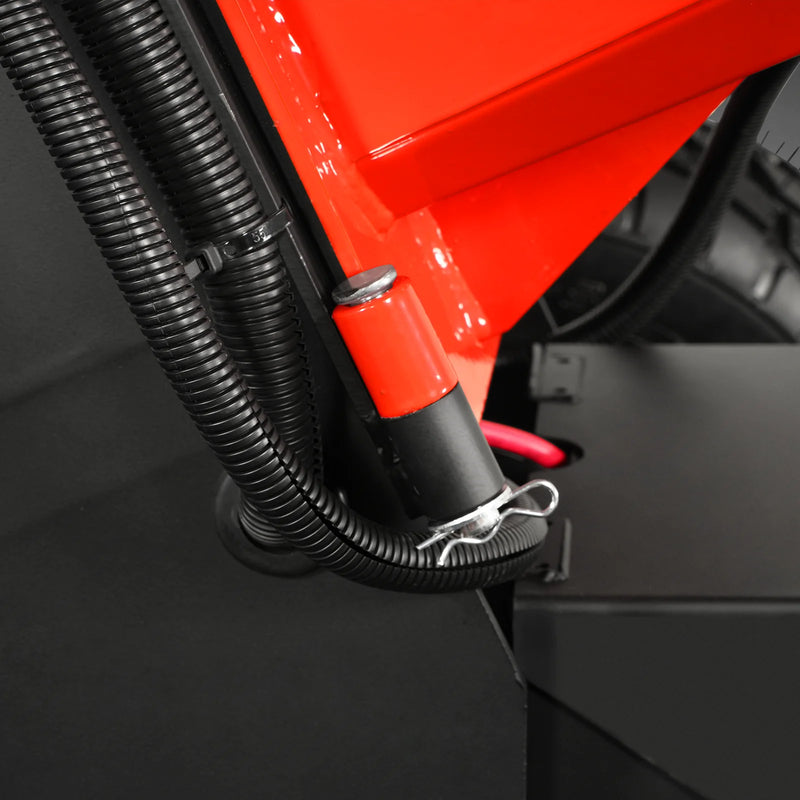 MechMaxx B200 8-Inch Drum Wood Chipper – ZONSEN 1000cc 35HP Gas Engine with Electric Start & Taillight