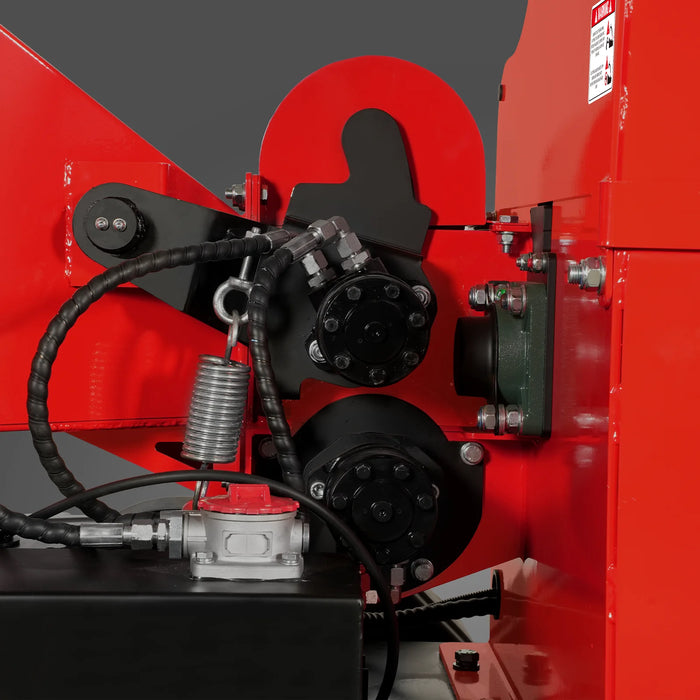 MechMaxx DCH7 7-Inch Disc Wood Chipper – ZONSEN 750cc 25HP Twin-Cylinder Petrol Engine with Hydraulic Feeding & Electric Start