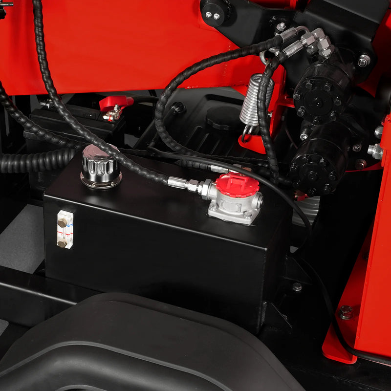 MechMaxx DCH7 7-Inch Disc Wood Chipper – ZONSEN 750cc 25HP Twin-Cylinder Petrol Engine with Hydraulic Feeding & Electric Start