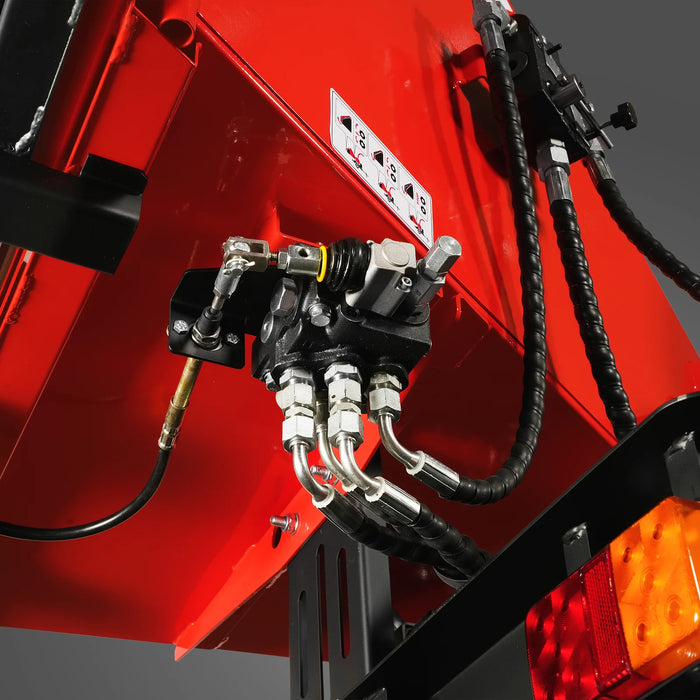 MechMaxx DCH7 7-Inch Disc Wood Chipper – ZONSEN 750cc 25HP Twin-Cylinder Petrol Engine with Hydraulic Feeding & Electric Start