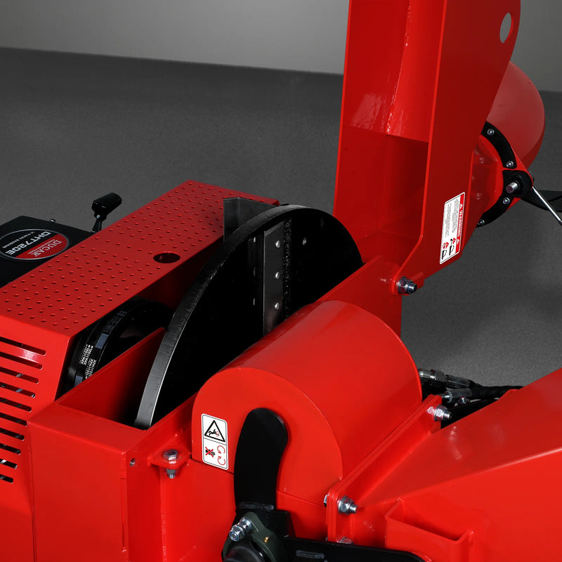 MechMaxx DCH7 7-Inch Disc Wood Chipper – ZONSEN 750cc 25HP Twin-Cylinder Petrol Engine with Hydraulic Feeding & Electric Start