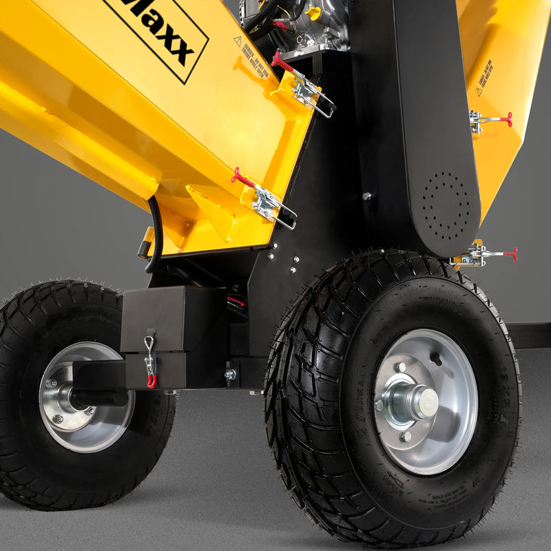 MechMaxx P4206 6-Inch Drum Wood Chipper – B&S Vanguard 408cc 14HP Gas Engine with Electric Start